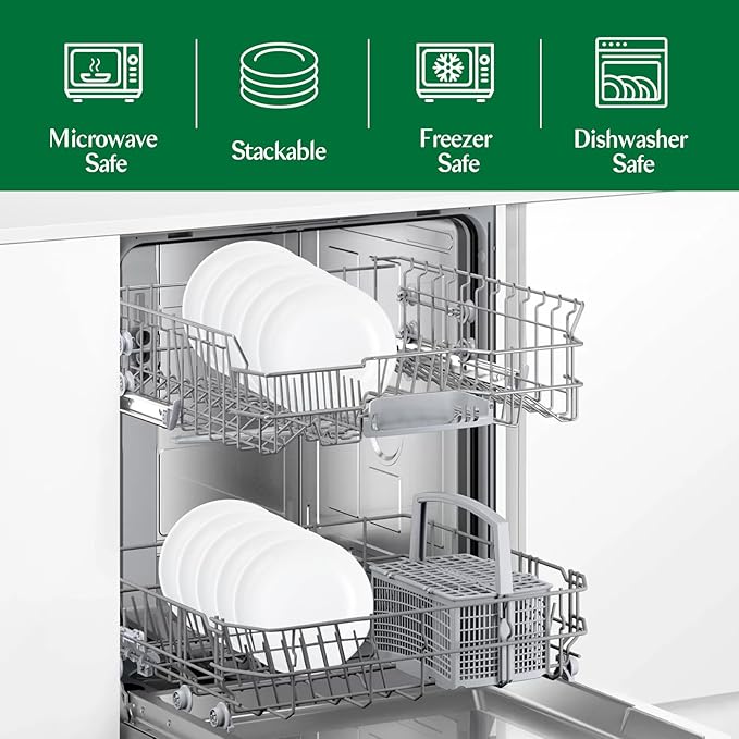 8 Pieces Ceramic Appetizer Plates, 6 Inch White Dessert Plates, Porcelain Small Dinner Plate, Lightweight Round Plate for Bread, Butter, Snack, Microwave & Dishwasher Safe