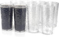 Yalin 24-Ounce Plastic Tumbler Acrylic Drinking Glasses, Reusable Plastic Cups by Yalin