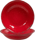 13.75" x2.75'' Extra Large Melamine Serving Bowls, Christmas Bowls Set by ZAROCRUS