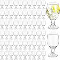 Patelai Set of 60 Water Goblet, 13.5 oz Clear Drinking Glasses Bulk Dishwasher by Patelai