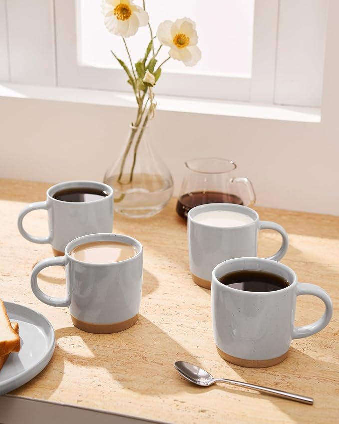 famiware Coffee Mugs for 4, 13 oz Mug Set, Dringking Cup - Image 6