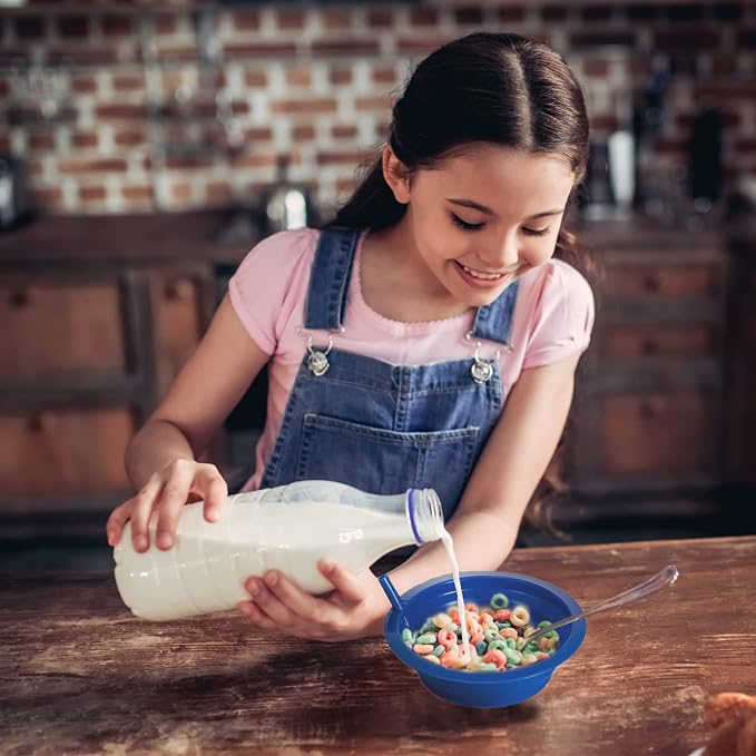 20 Oz Cereal Bowls with Built-In Straws - Image 7