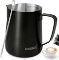 HOOMIL Milk Frothing Pitcher, 12oz/20oz/32oz 304 Stainless Steel | Steaming by HOOMIL