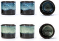 Japanese Tea Cups Set of 6, Ceramic Teacups, 2.5Oz Ceramic Handleless Cup Set by Lavinttostory