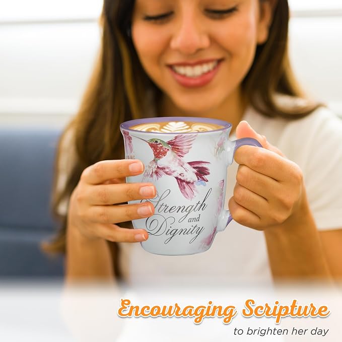 Christian Art Gifts Large Ceramic Inspirational Scripture Coffee & Tea Mug - Image 3