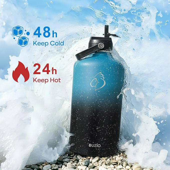 BUZIO 1 Gallon Water Bottle Insulated - Image 2
