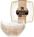 R-kay 6 Pack Gold Small Plastic Serving Bowls 8 oz by R-KAY