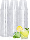TashiBox 9 oz Disposable Plastic Cups, Crystal Clear by TashiBox