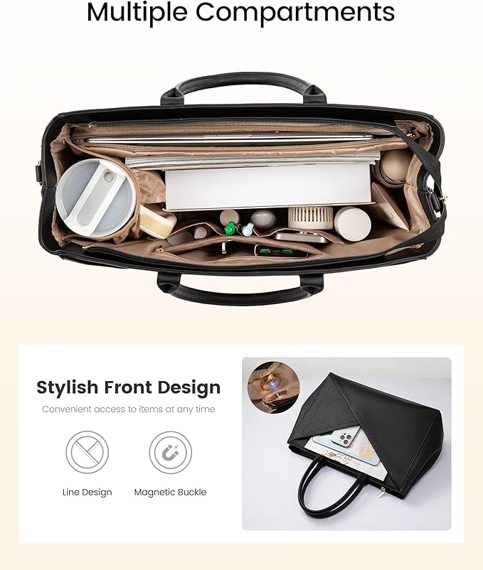 LOVEVOOK Laptop Work Tote Bag for Women - Image 5