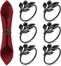WILLBOND Leaf Napkin Rings Holders Fall Party Napkin Rings by Willbond+Technology+Limited