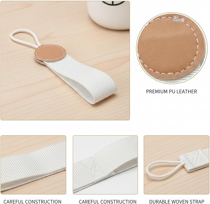 Adjustable PU Leather Cup Carrier Strap - Image 6