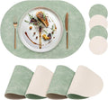 Faux Leather Placemats Set of 4 by yuuzue