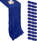 12 Pack Royal Blue Cheesecloth Table Runner 17 x 108 Inch | Boho Gauze Cheese by Pepmily