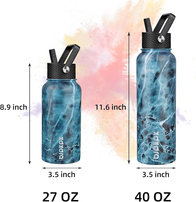 BJPKPK 40oz Insulated Water Bottle - Image 4
