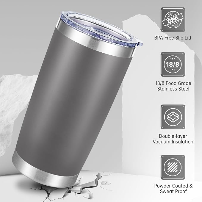 20 oz Tumblers Stainless Steel Tumbler - Image 3