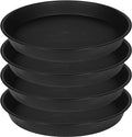 4 Pack of 14 inch Plant Saucer, Heavy Duty Plant Saucer 14 inch Round, Plastic by Bleuhome