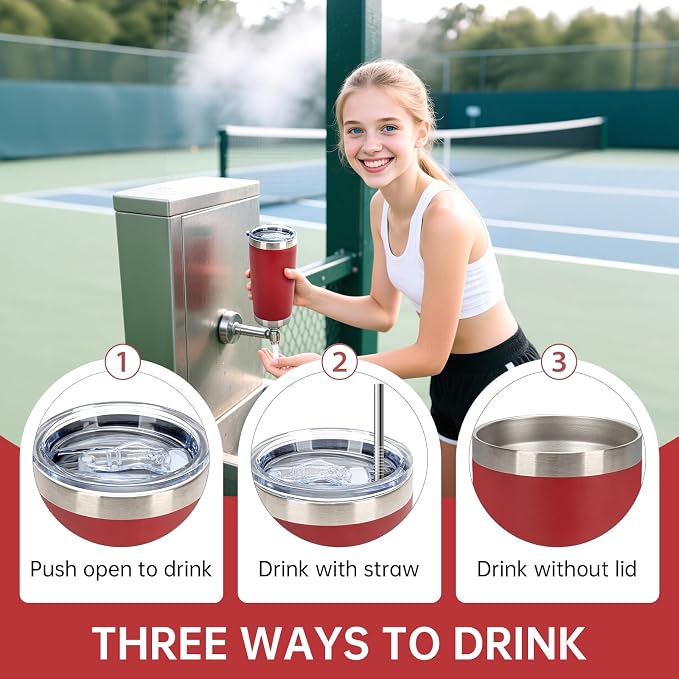 IEOVIEE 32 Pack 20oz Stainless Steel Insulated Bulk Tumblers - Image 7