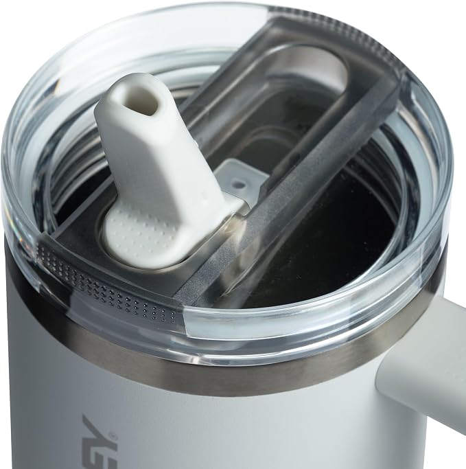 STANLEY Quencher ProTour Flipstraw Tumbler, 30 oz, Frost | Built-In Straw & - Image 2