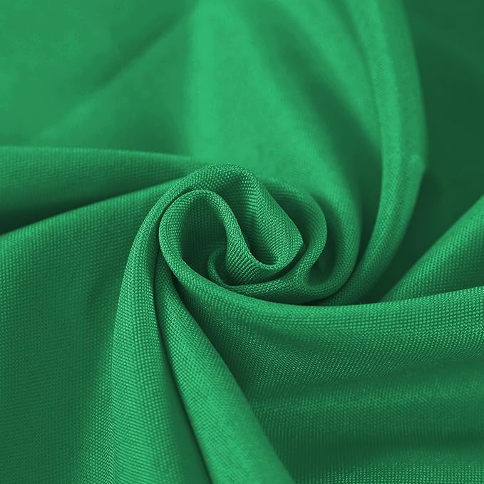 Fokitut 2 Pack Waterproof Rectangle Tablecloth, 60x84 Inch, Stain Resistant and Wrinkle Polyester Table Cloth, Fabric Table Cover for Kitchen Dining, Wedding, Party, Holiday Dinner-Emerald
