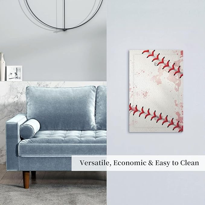 Light Switch Cover Baseball Sports Ball Game Wall Plate Cover 1 Gang Blank No Device Decorative Outlet Covers Electrical Switchplate for Bathroom Bedroom Decor