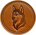 Dog Breed Leather Coasters – Premium Full Grain Table Protectors by Handmade