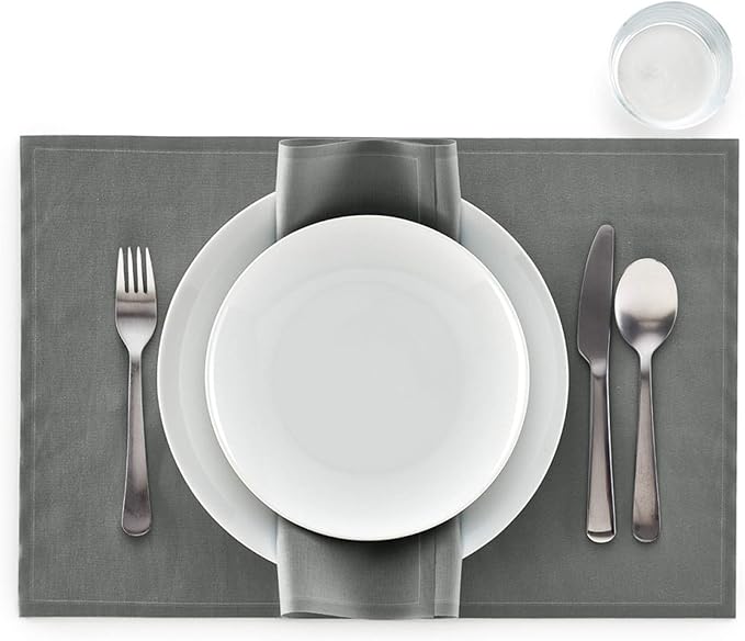 MY DRAP PLACEMAT (Grey, 12 Pack)