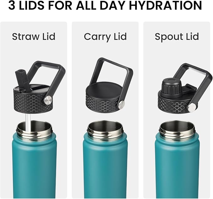 Konokyo 18 oz Insulated Stainless Steel Water Bottle - Image 4