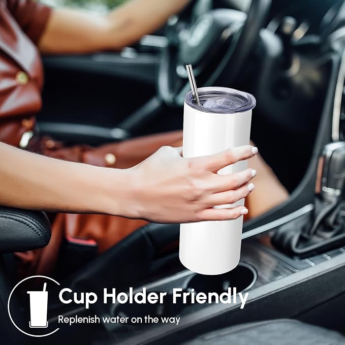 Volhoply 8 Pack Skinny Sublimation Tumblers - Image 4