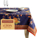 Maison d' Hermine Table Cloth Rectangle Table 100% Cotton 60 x 120 Inches Fall Tablecloth Reusable Everyday Use for Thanksgiving Christmas Decorations Dining Farmhouse Party (Kelim - Infinity)