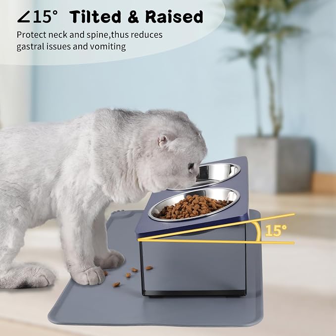 Summark Upgraded Elevated Cat Bowls - Image 4