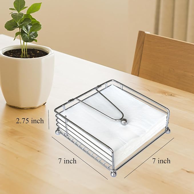 hiwafifi Napkin Holder for Table, Flat Napkin Dispenser - Image 6
