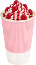 Restaurantware 16 Ounce Ripple Wall Disposable Coffee Cups, 500 Insulated Light by Restaurantware