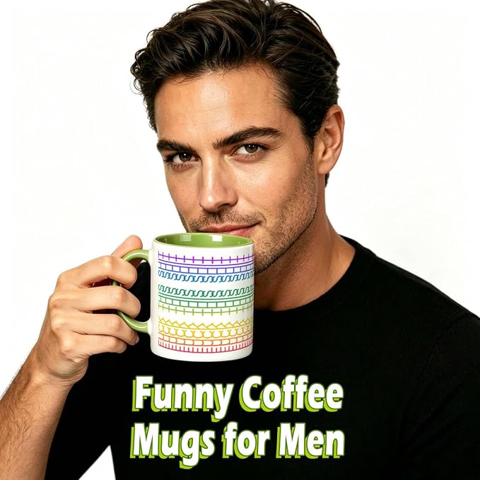 Fuck This Shit Hidden Message Coffee Mug 11OZ Ceramic Green Cup | Funny Coffee - Image 6