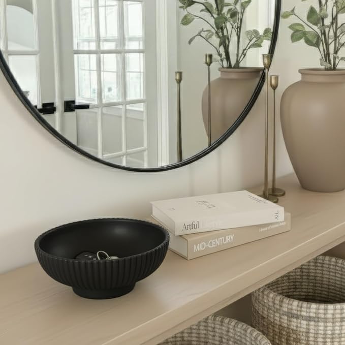 Decorative Concrete Fruit Bowl For Kitchen Counter Or Table Decor – Premium - Image 3