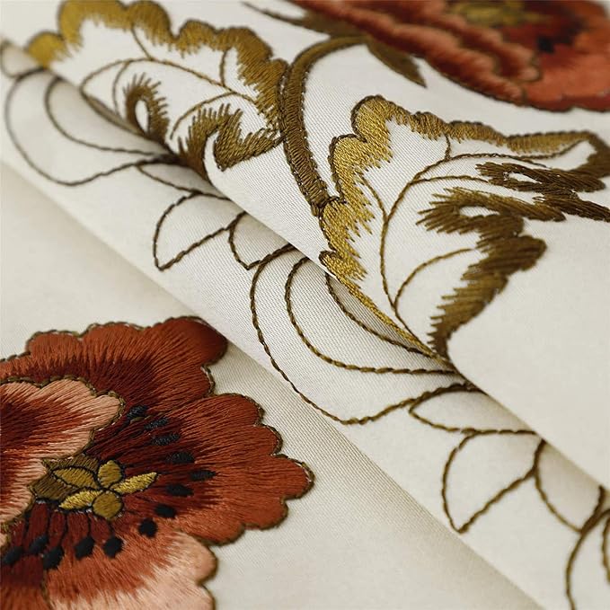 Arzoe Vintage European Flower Lace Table Runner Elegant Runners Cabinet Dining - Image 3