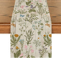 Artoid Mode Wood Wild Flowers Floral Spring Table Runner, Seasonal Summer by ArtoidMode