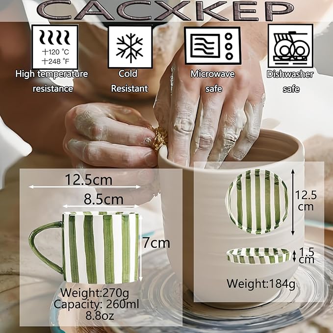 8 Oz Coffee Mug Large Espresso Cups - Image 4