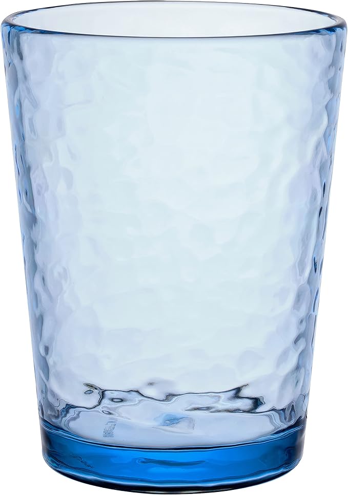 KLIFA- NICE- 14.7 ounce, Acrylic Tumbler Drinking Glasses, Stackable Plastic by KLIFAHome