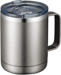 MEWAY 12oz Coffee Mug With Handle and Sliding Lid, Stainless Steel Travel by MEWAY