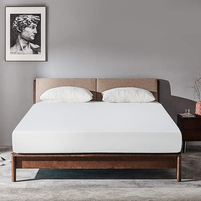 FDW Memory Foam Mattress King Size,8 inch Gel Mattress for Cool Sleep Pressure Relief, Medium Firm Mattresses Fiberglass Free/CertiPUR-US Certified/Bed-in-a-Box/Pressure Relieving