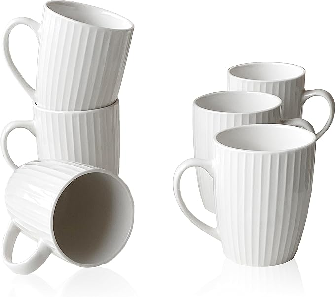 11 Ounce Porcelain Mugs, Hot Cocoa by MIWARE