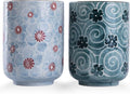 WHJY 10oz Transitional Chinese/Japanese style Handle-less Ceramic Tea cups by WHJY