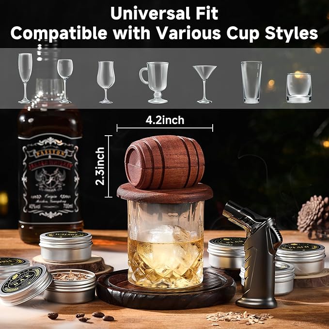 Whiskey Smoker Kit with Torch - Image 6