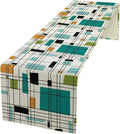 Mid Century Geometric Table Runner, Table Runners by SXXLDNG
