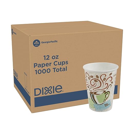 Georgia-Pacific Dixie PerfecTouch 12 oz Paper Coffee Cups By GP PRO, Coffee by Georgia-Pacific