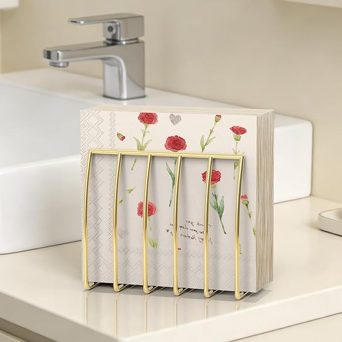 Napkin Holder for Table, Cocktail Upright Napkin Dispenser Suitable for All - Image 6