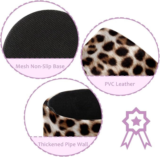 Leopard Print Leather Pen Holder - Image 2