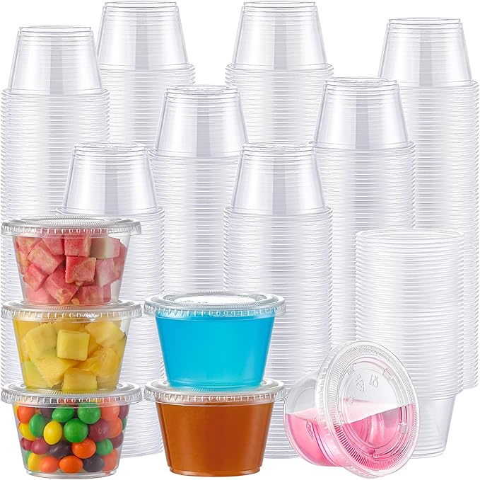 AOZITA 400 Set 5.5 oz Portion Cups, Jello Shot Cups by AOZITA