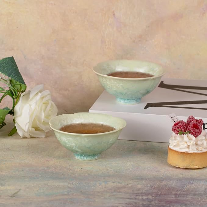 KAMMAK Ceramic Tea & Coffee Cups Set of 2 - Image 7