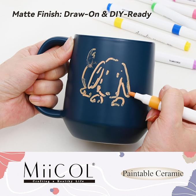 Miicol Ceramic Coffee Mug, 16 oz Large Coffee Cup, Tea Mug - Image 8